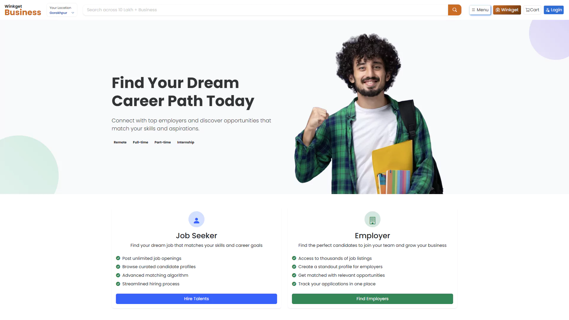 Winkget Jobs Platform